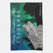 Holz - die Howling Wolf Küchentücher (Vertikal)