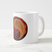 Holz-Drache Jumbo-Tasse (Vorderseite Rechts)