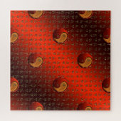 Holz-Drache Puzzle (Horizontal)