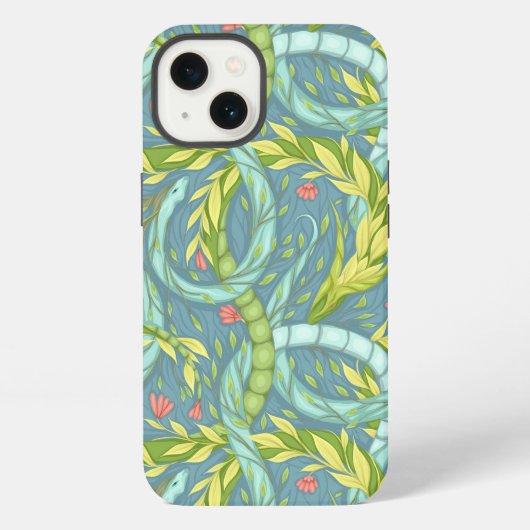Holz-Drachen iPhone Hülle (Rückseite)