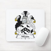 Holz-Familienwappen Mousepad (Mit Mouse)