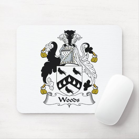 Holz-Familienwappen Mousepad (Mit Mouse)