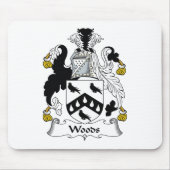 Holz-Familienwappen Mousepad (Vorne)