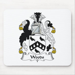 Holz-Familienwappen Mousepad
