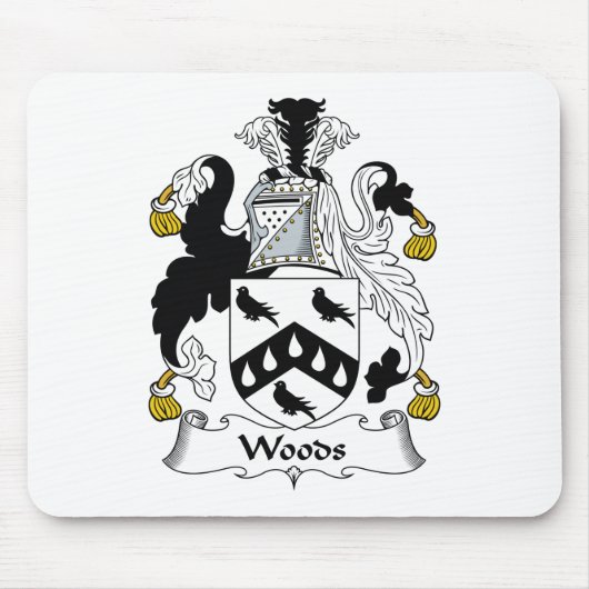Holz-Familienwappen Mousepad (Vorne)