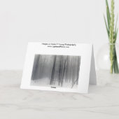 Holz-Feiertagskarte Vermonts Snowy Feiertagskarte (Rückseite)