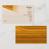 Holz - Geschäft Visitenkarte (Vorne/Hinten)
