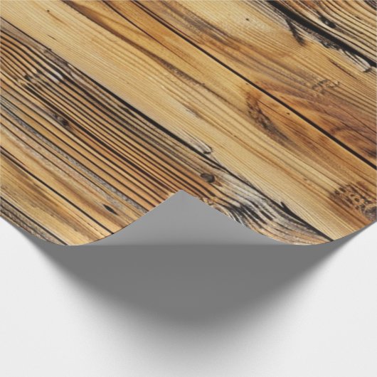 Holz Geschenkpapier (Ecke)
