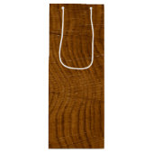 Holz Geschenktüte Für Weinflaschen (Vorderseite)