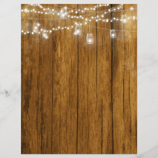Holz Grain Bokeh & Lights Scrapbook Paper
