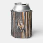 Holz Grain Knot Texture Dosenkühler (Kanne Rückseite)