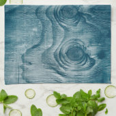 Holz Grain Knot Texture Geschirrtuch (Gefaltet)