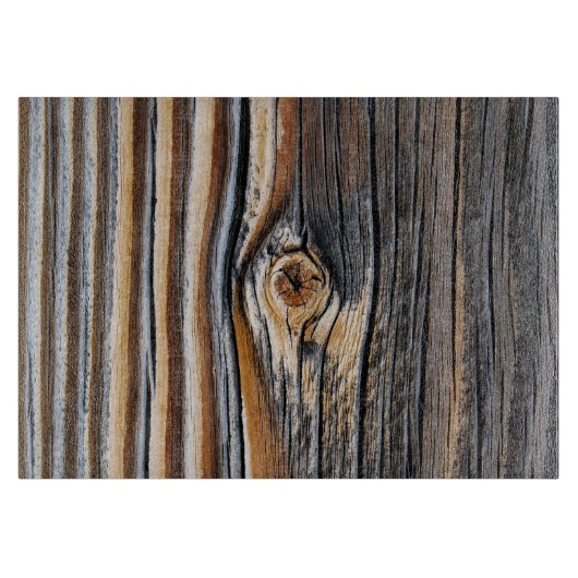 Holz Grain Knot Texture Schneidebrett (Vorderseite)