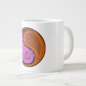 Holz Hahn Jumbo-Tasse (Vorderseite Rechts)