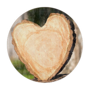 Holz-Herz-Schneidbrett Schneidebrett