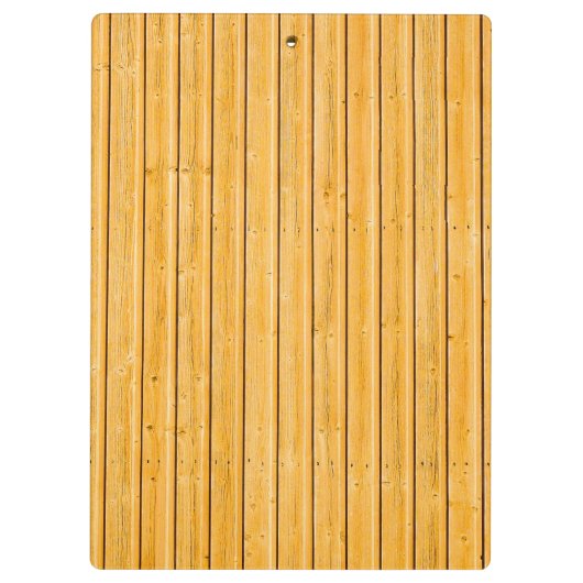 Holz Hintergrund Moderne Elegant Klemmbrett (Rückseite)