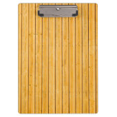 Holz Hintergrund Moderne Elegant Klemmbrett (Vorderseite)