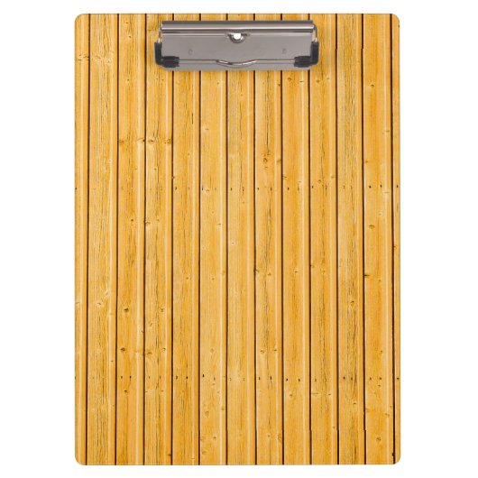 Holz Hintergrund Moderne Elegant Klemmbrett (Vorderseite)