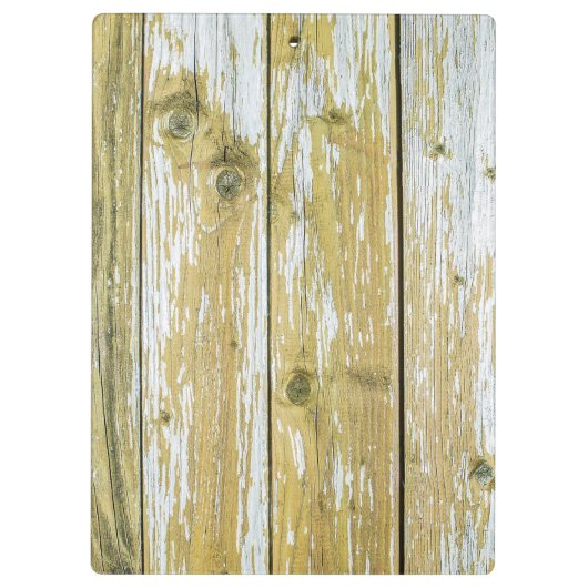 Holz Hintergrund Moderne Elegant Klemmbrett (Rückseite)