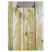 Holz Hintergrund Moderne Elegant Klemmbrett (Vorderseite)