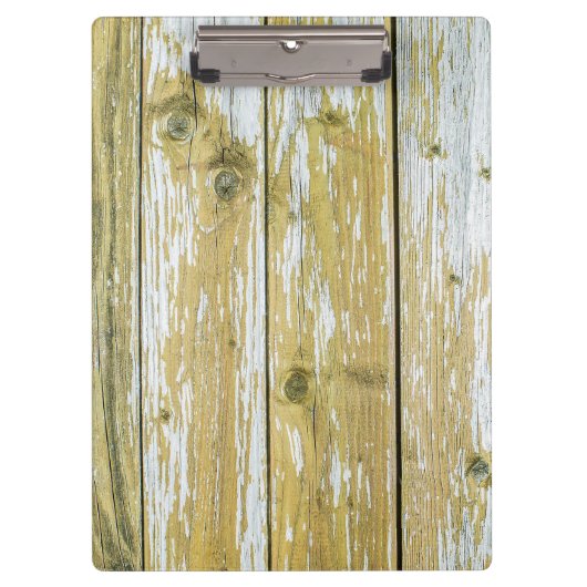 Holz Hintergrund Moderne Elegant Klemmbrett (Vorderseite)