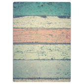 Holz Hintergrund Moderne Elegant Klemmbrett (Rückseite)