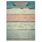 Holz Hintergrund Moderne Elegant Klemmbrett (Vorderseite)