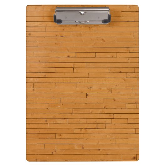 Holz Hintergrund Moderne Elegant Klemmbrett (Vorderseite)
