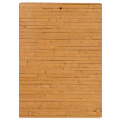 Holz Hintergrund Moderne Elegant Klemmbrett (Rückseite)