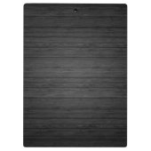 Holz Hintergrund Moderne Elegant Klemmbrett (Rückseite)