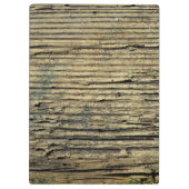 Holz Hintergrund Moderne Elegant Klemmbrett (Rückseite)