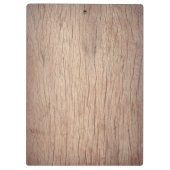 Holz Hintergrund Moderne Elegant Klemmbrett (Rückseite)