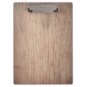 Holz Hintergrund Moderne Elegant Klemmbrett (Vorderseite)