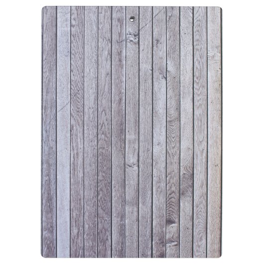 Holz Hintergrund Moderne Elegant Klemmbrett (Rückseite)