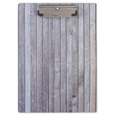 Holz Hintergrund Moderne Elegant Klemmbrett (Vorderseite)