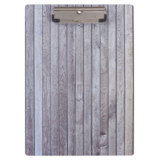 Holz Hintergrund Moderne Elegant Klemmbrett (Vorderseite)