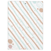 Holz Hintergrund Moderne elegante Zwischenablage Klemmbrett (Rückseite)