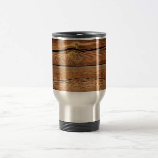 Holz Hintergrund Reisebecher (Mittel)