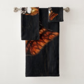 Holz Hirsche Rustikales Land Personalisiert Badhandtuch Set (Insitu)