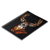 Holz Hirsche Rustikales Land Personalisiert Notizblock (Linke Seite)