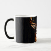 Holz Hirsche Rustikales Land Personalisiert Verwandlungstasse (Links)