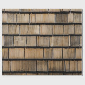 Holz Holzoptik Geschenkpapier (Flach)