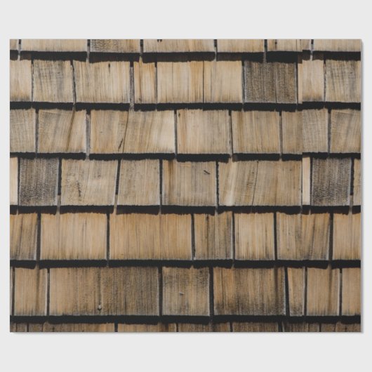 Holz Holzoptik Geschenkpapier (Flach)