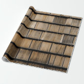 Holz Holzoptik Geschenkpapier (Ungerollt)