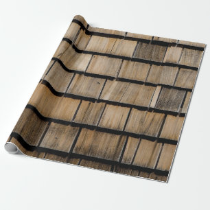 Holz Holzoptik Geschenkpapier