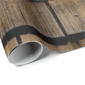 Holz Holzoptik Geschenkpapier (Rolleneckpunkt)