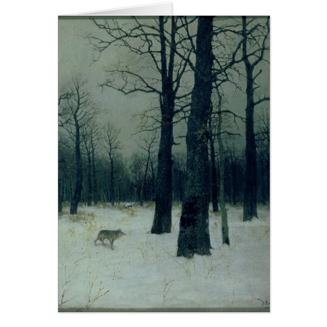 Holz im Winter 1885 (Vorne)