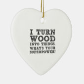 Holz in Dinge verwandeln Keramik Ornament (Rechts)