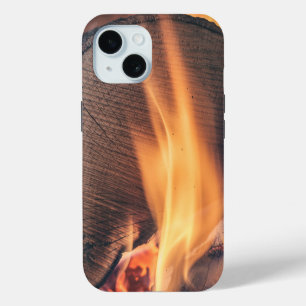 Holz in Flammen Case-Mate iPhone Hülle