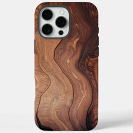 Holz in Motion Muster rustikale Klasse stilvoll iPhone 16 Pro Max Hülle